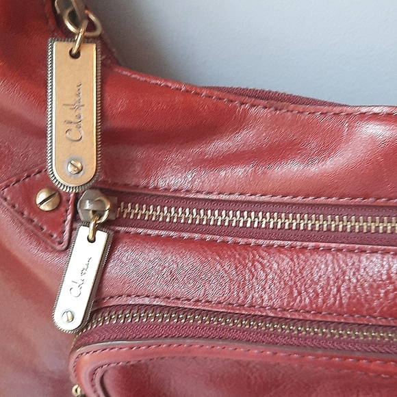 Cole Haan hobo bag burgundy - Picture 2 of 13